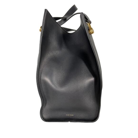 The Row Leather Black Alexia Tote Bag - Picture 3 of 16